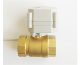 DN25 Brass electric Proportional ball valve DC9-24V, modulating ball valve with control voltage of 0-5V/0-10V or 4-20mA TFM25-B2-C