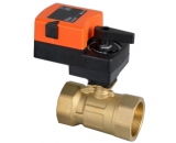 Brass 2 way Proportion Control Valve, 10Nm Actuated modulating Valve