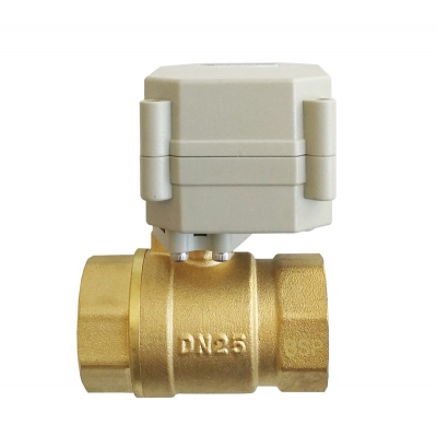 1" Brass 2 way Electric Motorized Valve for heating systems TF25-B2-A