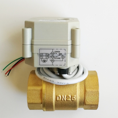 Electric Ball Valve Brass With Position Indicator
