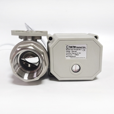 Stainless Steel Electric Proportional Valve with 3Nm Electric Actuator