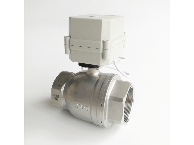 Stainless Steel Electric Valve 2 Way with 10Nm actuator