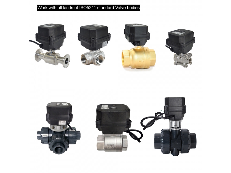 15NM Electric Valve actuator with fast open/close function, Motorized Valve ON/OFF time 1 seconds